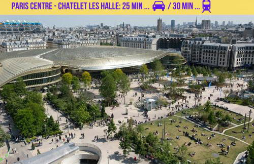 Qhome 1 - Studio entre Paris et Disney - Foto 15