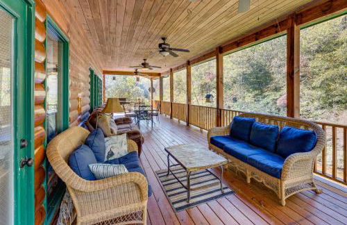 Deck and Sauna Avalon Woods Riverfront Retreat - Foto 31