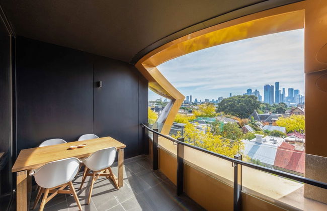 2-bed in South Melbourne w/ Beautiful City Views - Foto 12