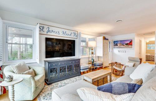 Carrabelle Retreat with Boat Dock and Views of Gulf! - Foto 6