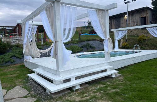 Koperkowy Raj Beskid Wyspowy Domek Małopolska Jacuzzi Playroom - Foto 32