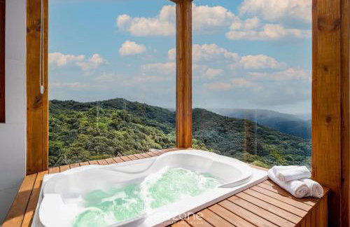 Linda cabana com jacuzzi na montanha VST013 - Photo 17