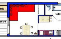 Duplex cosy pour 6 personnes- chalet des Pléiades -, départ skis aux pieds en bordure de piste sans portage - l'autre duplex mitoyen est également à nous - Foto 21
