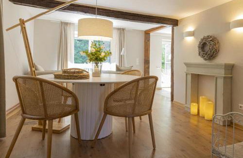 Ferienhaus Pure Jagst, Traum-Lage am Fluss mit Kaminzimmer und Infrarot-Wärmekabine - Foto 27