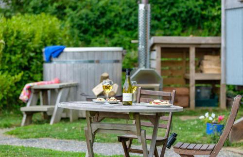 The Acorn - Luxury Shepherds Hut hot tub panoramic views - Foto 15