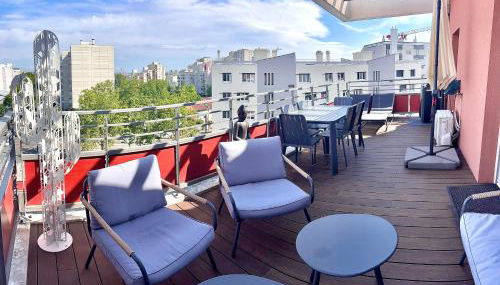 T2 Little Bohême proche hôpitaux terrasse plein ciel - Foto 2