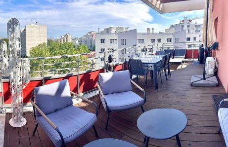 T2 Little Bohême proche hôpitaux terrasse plein ciel - Foto 2