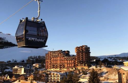 Sunny studio Mountain View balcony Alpe d Huez Studio ensoleillé balcon vue montagne - Foto 22