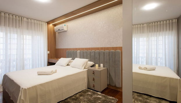 Locar-in Gramado - Apê Lindo a 30m da Rua Coberta - Foto 2, Habitación