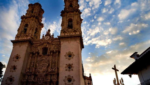 Façade of the Church of Santa Prisca de Taxco