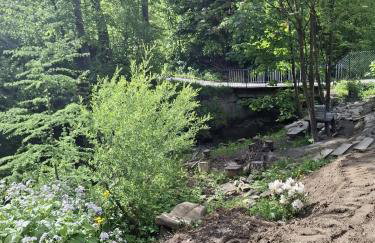 Duży drewniany domek nad rzeką, Obidza 381, Łącko - Foto 39