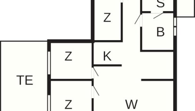 6 Person Holiday Home in Romo - Foto 2, Plano