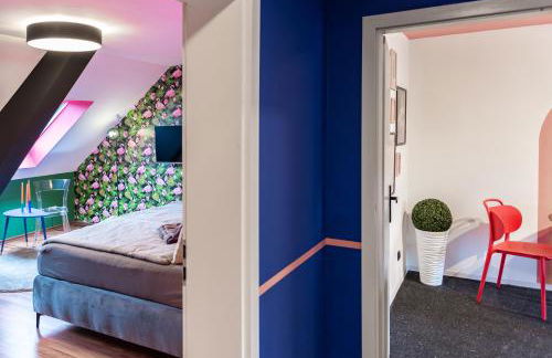 Pop Art Apartment - Balkon, Netflix, Nespresso, Zentral, Messe - Foto 11