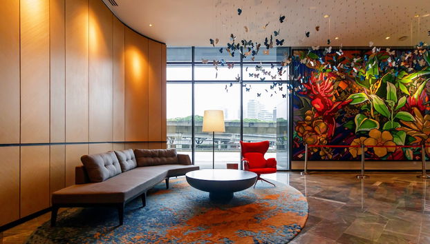 Sitzecke in der Lobby