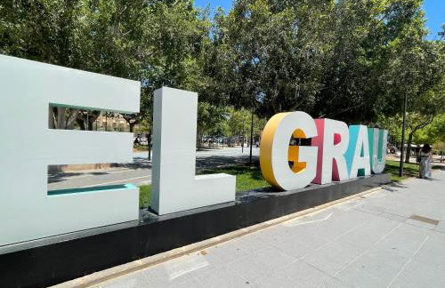 Centrally Located Spacious Private Apartment BuenaVista in Grao with Rooftop - Photo 36