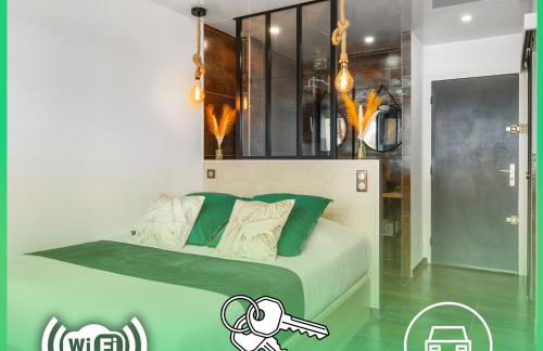 Nuit D'Ambre Port Nature - studio cosy - parking - climatisation - Village Naturiste - Foto 1