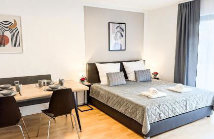 Charmantes 3-Zi-Apartment am Schlössle in Lechhausen-Garage-Balkon-Küche-Smart TV - Foto 21