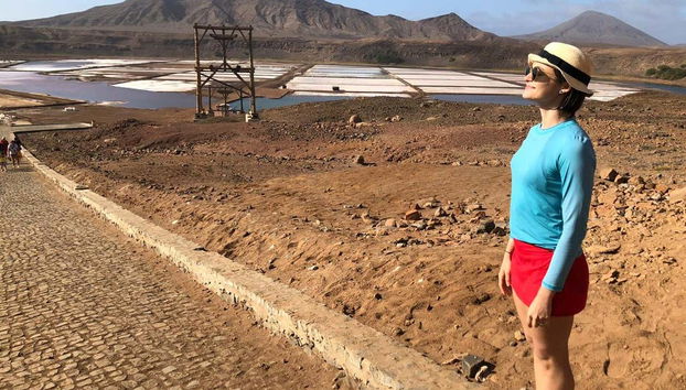 Esplorando le saline della zona