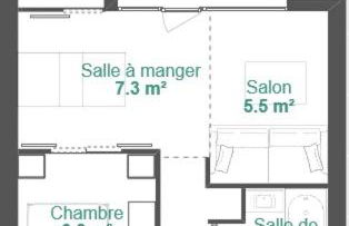 Appartement 5 p Belle Plagne Skis aux pieds - Foto 5