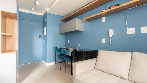 Studio Decorado Moderno ao lado Metrô Giovanni com Varanda - Acomoda até 4 pessoas - Foto 4