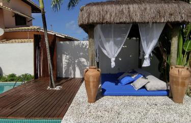 Maravilhosa casa de praia,cama balinesa - Foto 32