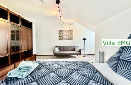 Ferienhaus Villa EMG Gelsenkirchen nah Essen Dortmund mit Pool und Garten für Familien Gruppen bis 21 Personen - Foto 21