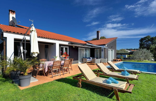 Villa with Swimming Pool, Volleyball Court & Hot Tub, near Rovinj - Foto 1