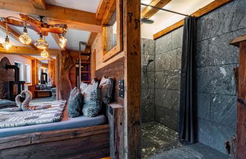 Bergromantik Ferienwohnung Harmonie mit Sauna, Whirlpool und Bergblick - Foto 35