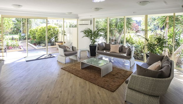 Zona de estar del vestíbulo