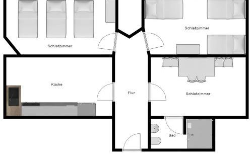 T&K Apartments - Herne - comfortable 1-3 room apartments - Foto 44