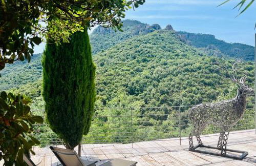 VillaM with heated pool, panoramic view, sea - Foto 8