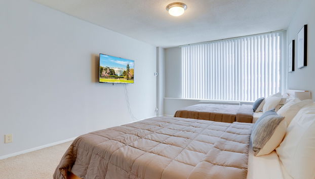Modern 1BR Stay in Crystal City - Foto 4, Habitación