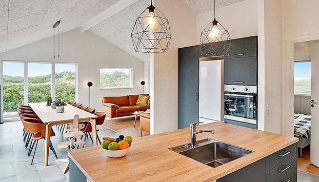 10 Person Holiday Home in Lokken - Foto 5, Cocina privada