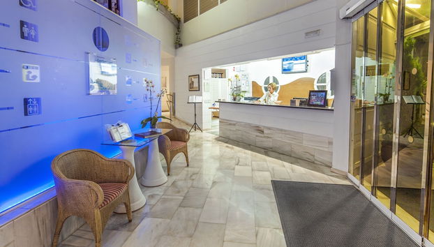 Zona de estar del vestíbulo