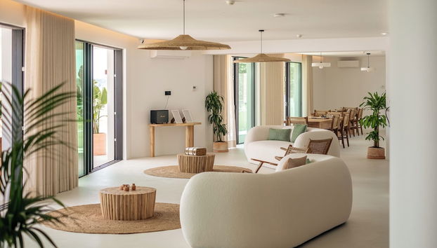 Sala de estar do lobby