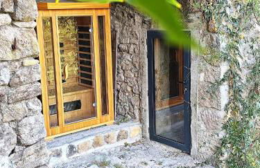 Clède lovée dans la forêt, sauna & bain nordique - Foto 14