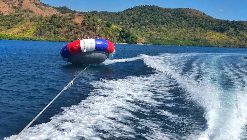 Tubing ou banana boat em Coron