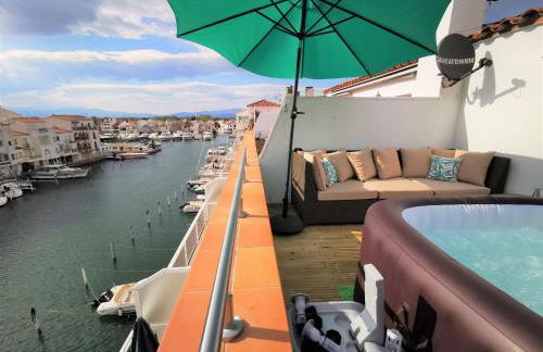 "Rooftop One" jacuzzi - plein sud - 2 chambres sur les canaux - Foto 26