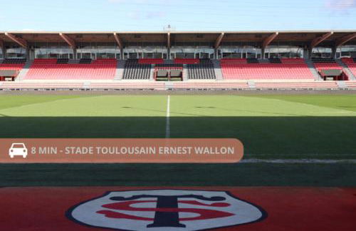 T2 Calme absolu - Coeur Toulouse - Saint Cyprien - climatisation - Terrasse arborée - Foto 22