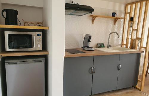 T2 Neuf indépendant-8min de Lyon - Parking privé -Terrasse - Foto 16