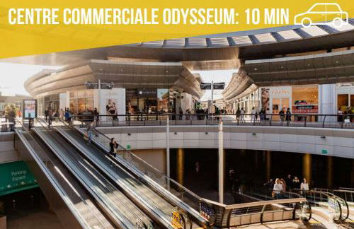 AMJA Proche clinique Saint-Roch apt 3 chambres 3 salles de bain parking gratuit idéal famille groupe coworking 10 min centre ville 10 min plage 5 min sortie autoroute - Foto 26