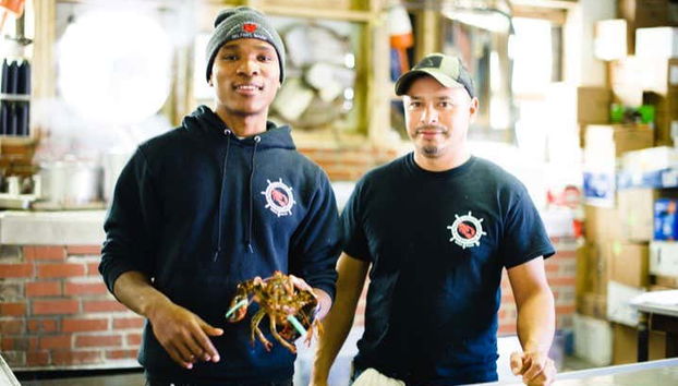 Algunos ejemplares de langostas