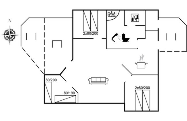 3 bedroom House in Sønderho with terrace and sauna - Photo 11