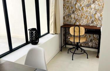 Studio climatisé, traversant avec verrière - Photo 15