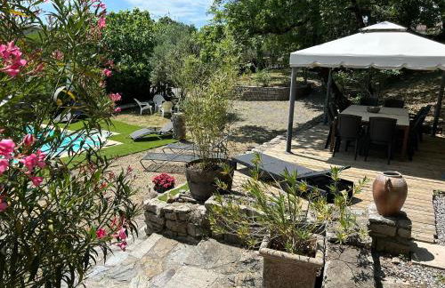 Maison de vacances avec piscine privée, Ardèche, Le Mas de Jallet, proche les Vans, Les Assions - Foto 29