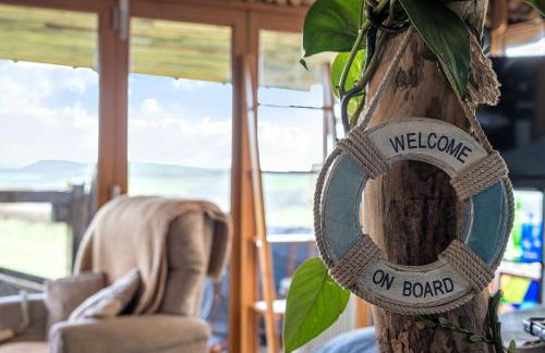 Cosy rustic cabin with hot tub and country views - Foto 41