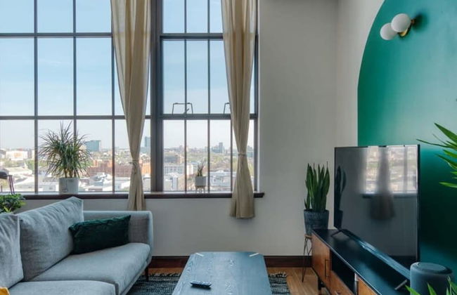 Sosuite 1BR Penthouse w W D Gym On-site Bar - Foto 3