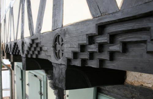 himmlischer Hof - Juwel von 1477 mit P, romantischer Innenhof, Kamin, Öko, Denkmal - Foto 36