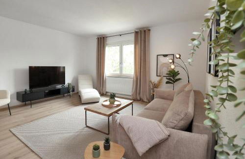 Design am Rhein I Traumlage Rheinufer I 3BR I Küche I öffentl Parkplätze I helloYOU apartments x BRIGHT Collection - Foto 17