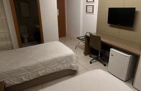 Quarto no Hilton Garden - Piscina - Academia - Ar-condicionado - Região Nobre - Andar alto - Foto 3